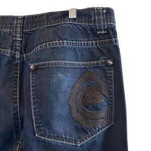 Cain &‎ Abel Dark Wash Denim Jeans Mens Y2K Grunge Edgy Casual Confortable